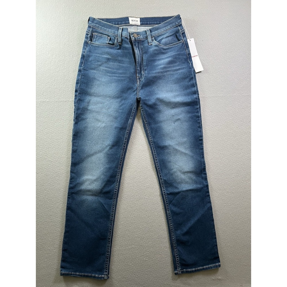 HUDSON Women's Size 29 (29x26)‎ Blair High Rise Straight Crop Preppy Medium Wash